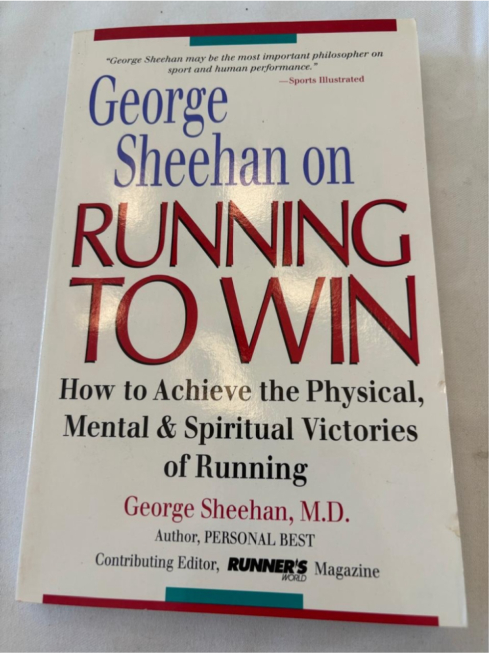 Rodale Press Running to Win Book One Size White Red #E100